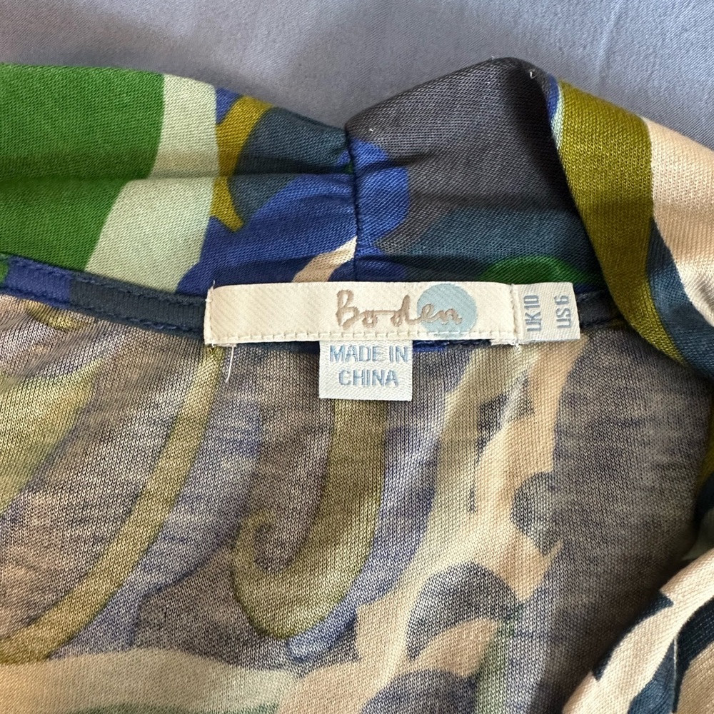 Boden Long Sleeve Patterned Top - image 3